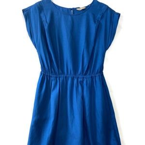 Jack Wills Size 2(US) Blue Silk Sleeveless Dress